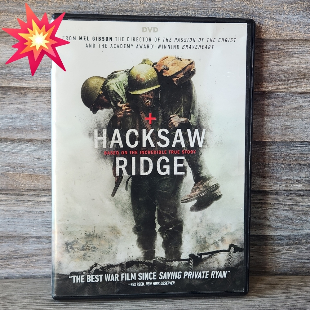 🔥 Hacksaw Ridge DVD Based On True Story War Film